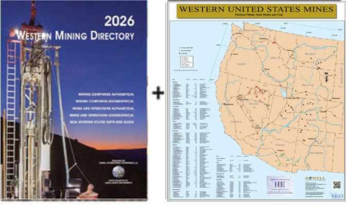 PACKAGE SPECIAL: WESTERN DIRECTORY AND WESTERN MINES MAP